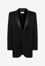 Single-Breasted Wool Jacket