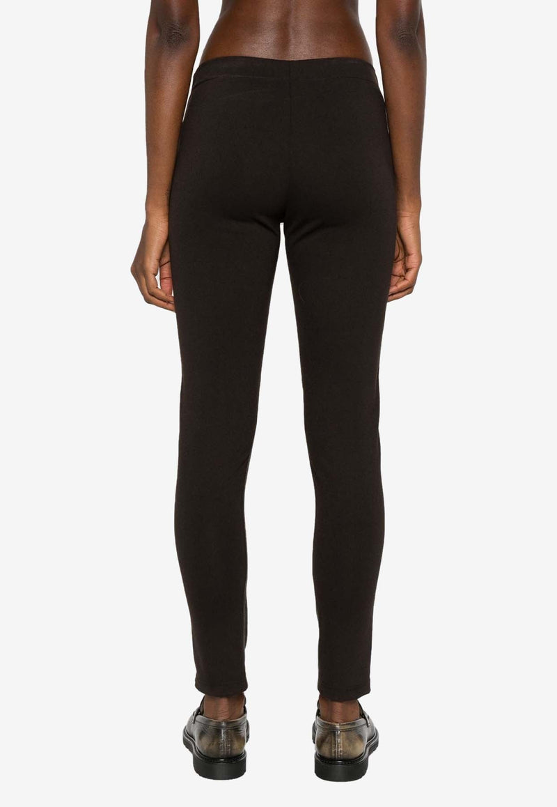 Maciock Paneled Leather Leggings