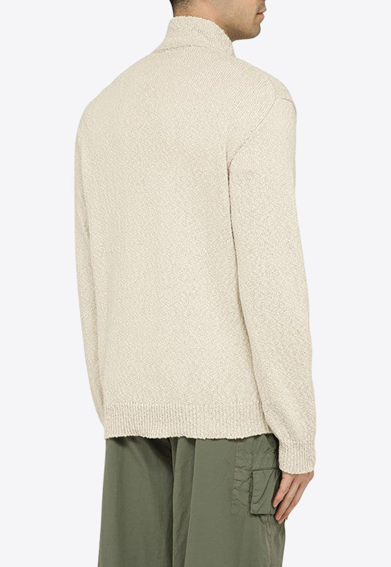 Turtleneck Half-Zip Sweater