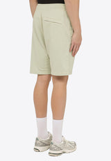 Logo Patch Drawstring Bermuda Shorts