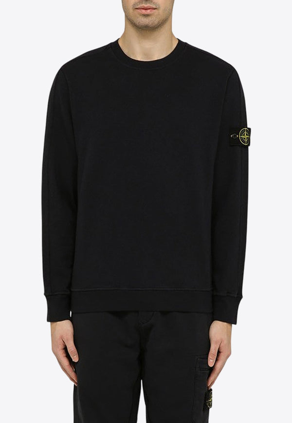 Logo-Patch Pullover Sweatshirt