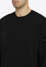 Logo-Patch Pullover Sweatshirt