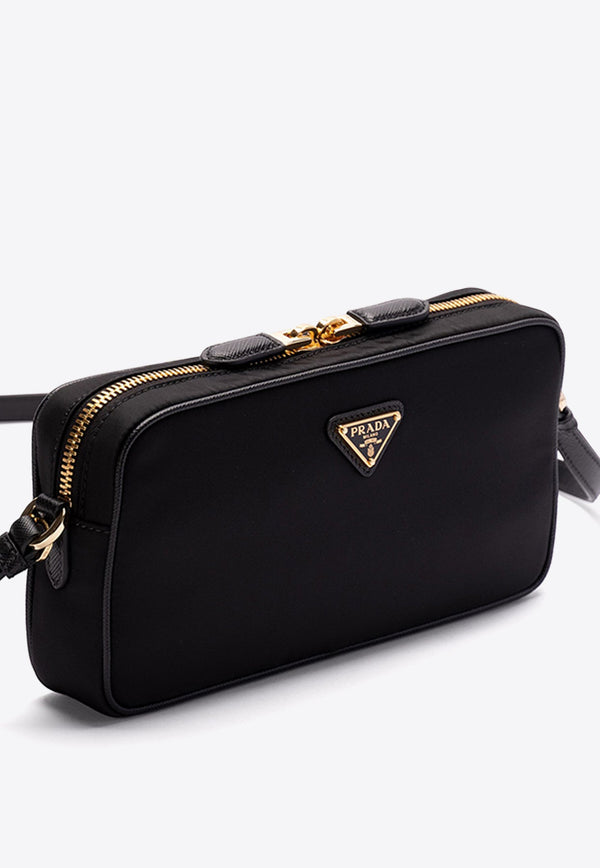 Triangle Logo Crossbody Bag