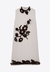 Embroidered Georgette Dress