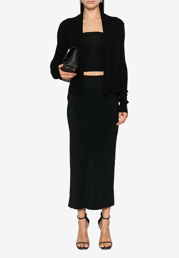 Calf Bias Midi Skirt