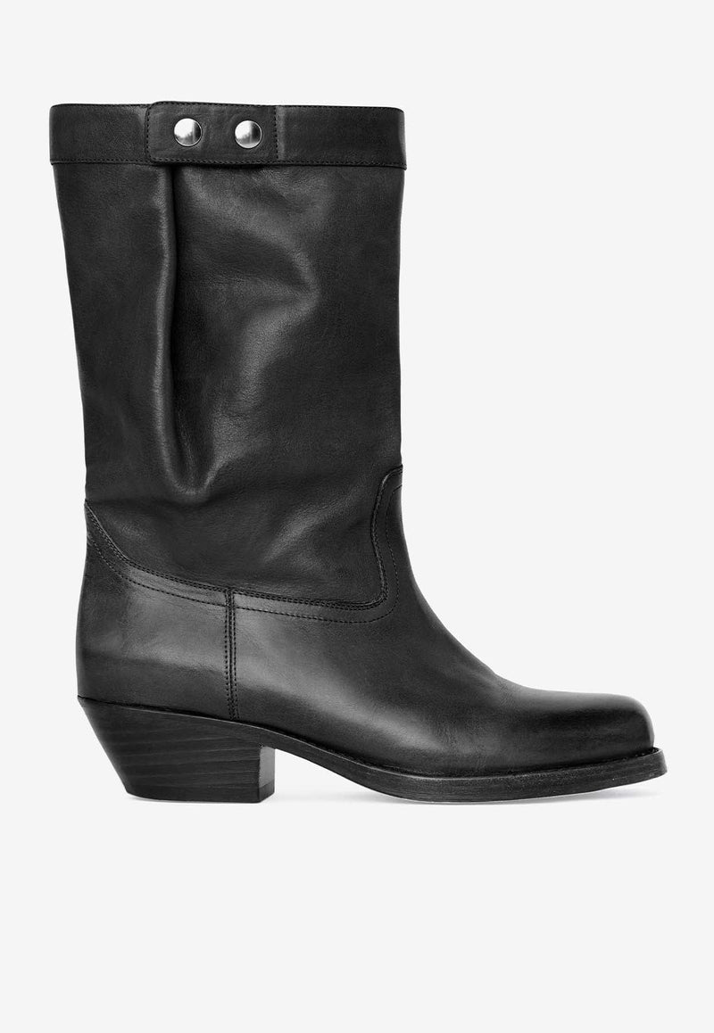 Ademe Calf Leather Ankle Boots