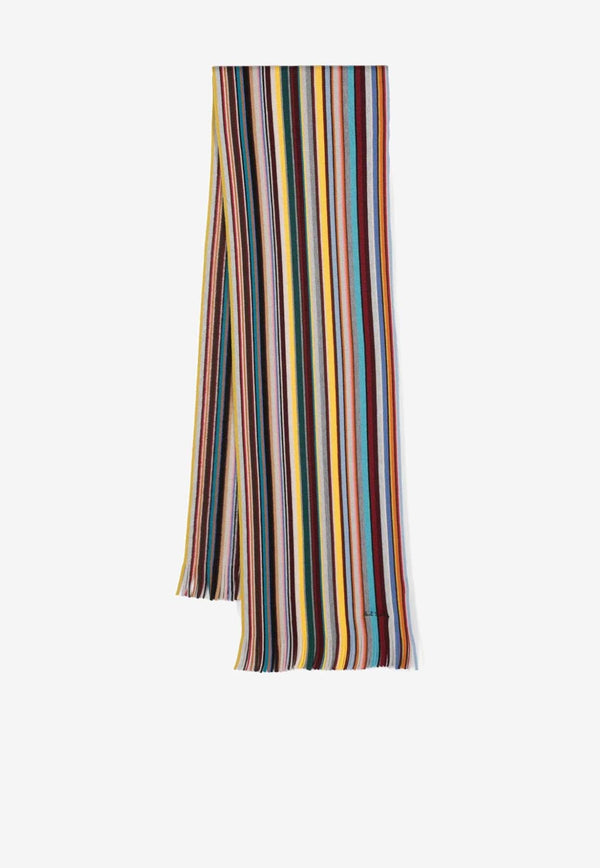 Signature Striped Scarf