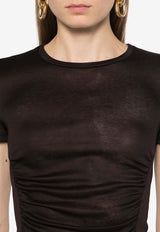 Martello Ruched Cropped Top