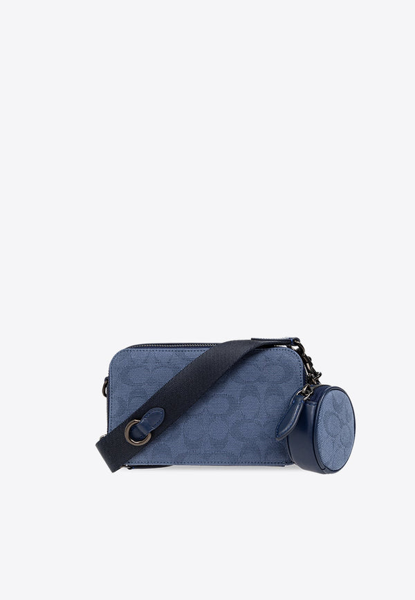 Charter Slim Signature Jacquard Crossbody Bag