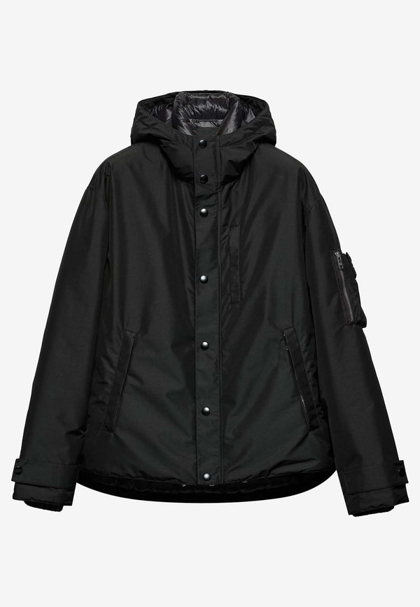 Zip-Up Hooded Down Jacket