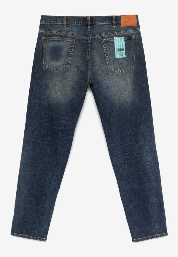 Faded Tapered Jeans