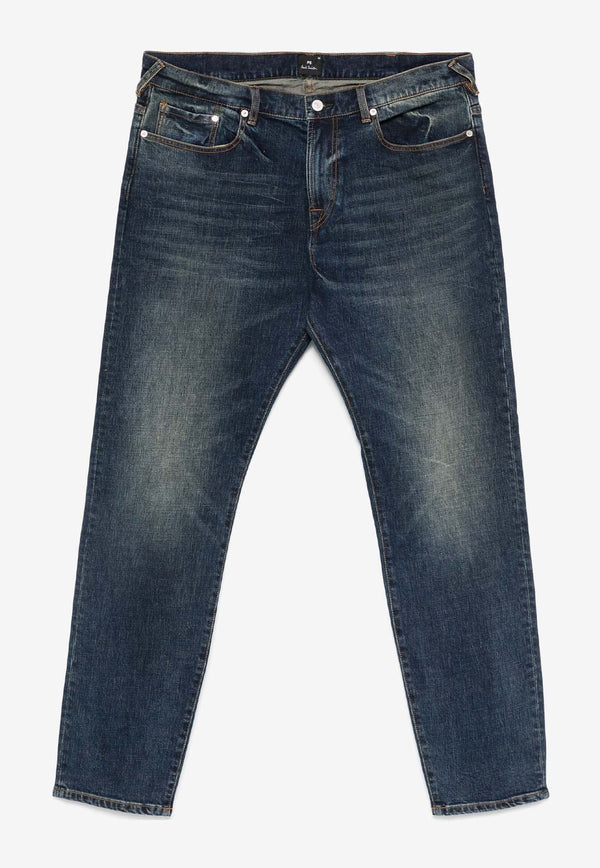 Faded Tapered Jeans