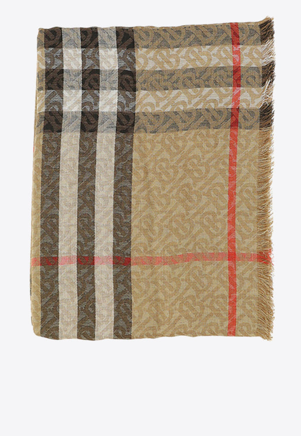 Vintage Check Wool-Blend Scarf