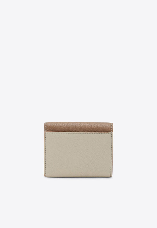 Tb Compact Wallet in Grained Leather