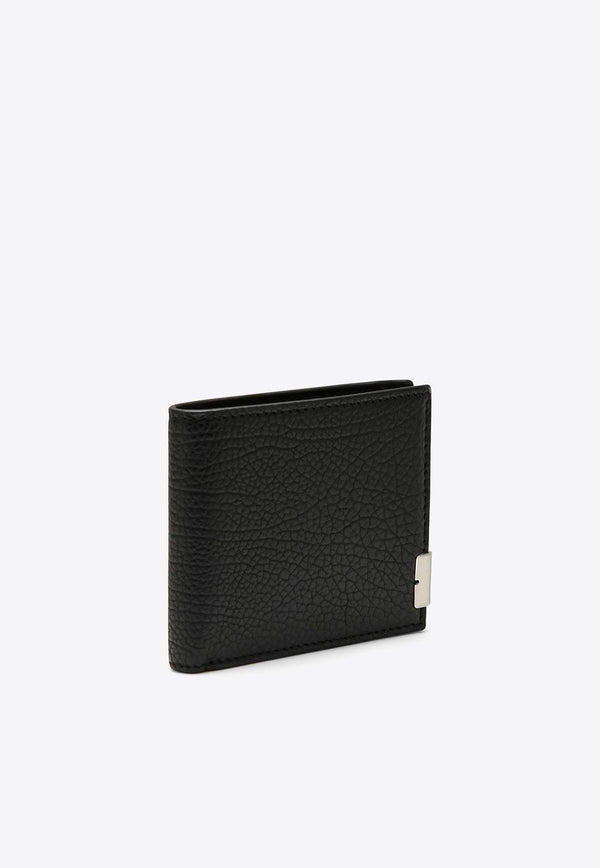 B Cut Bi-Fold Wallet in Leather