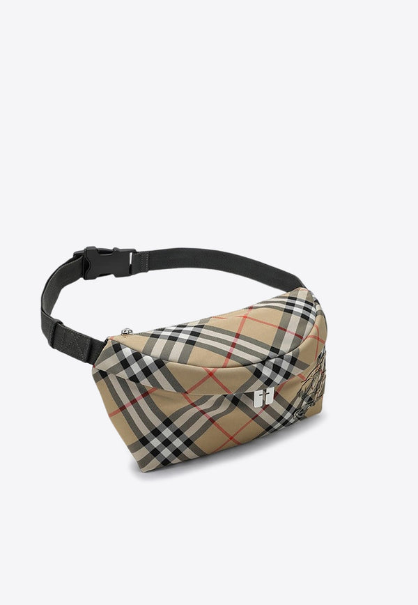 Vintage Check Nylon Belt Bag