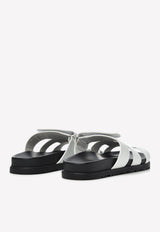 Chypre Sandals in White Calfskin