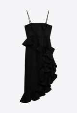 Harmony Ruffled Midi Tango Dress