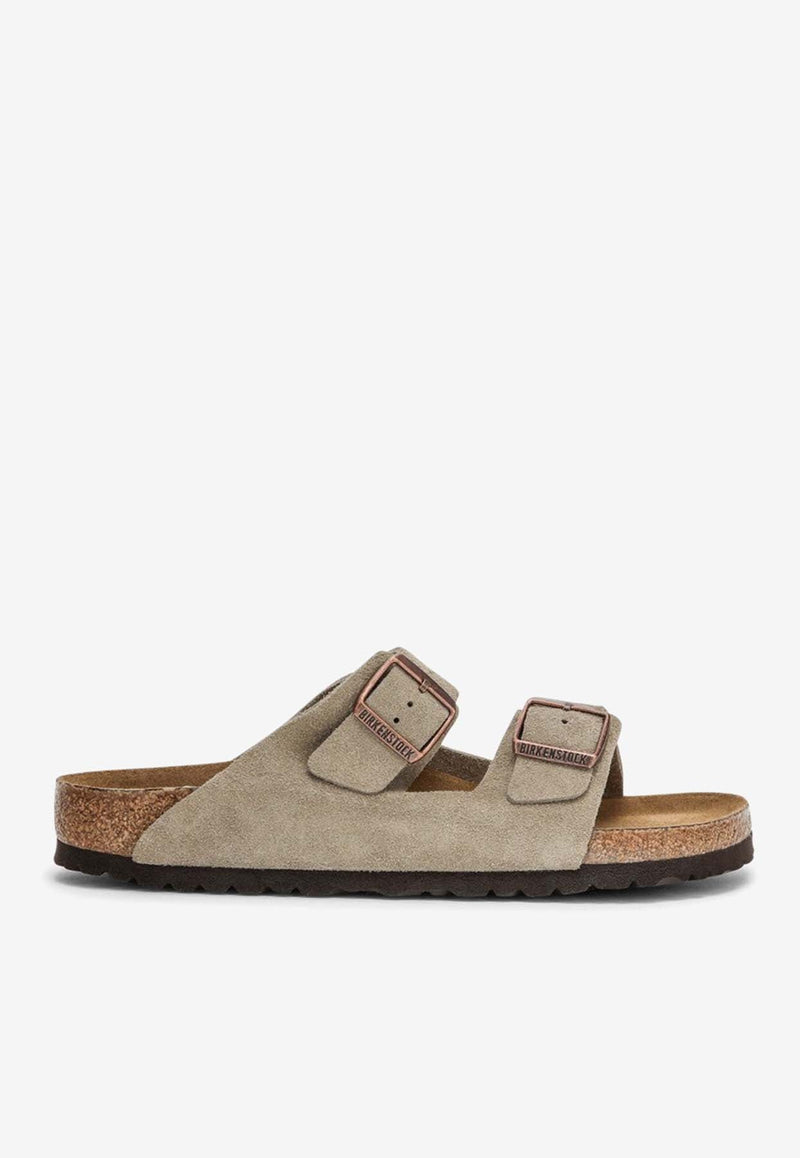 Arizona Double-Buckle Leather Slides