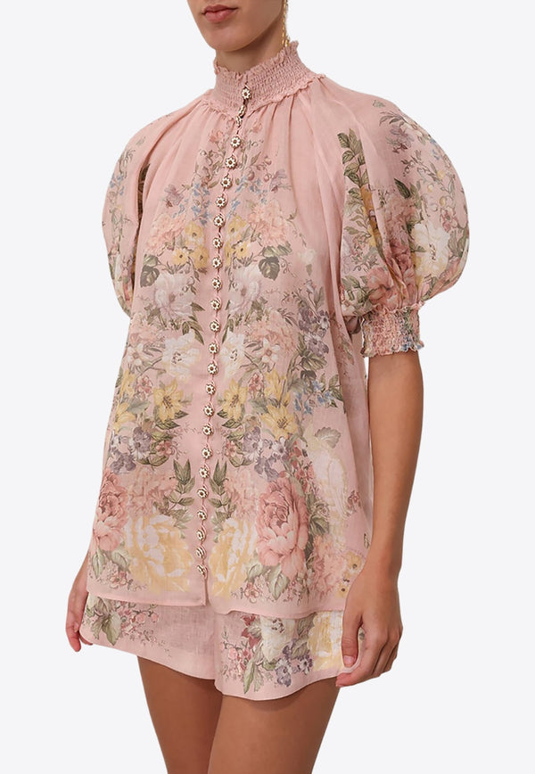 Waverly Floral Print Blouse