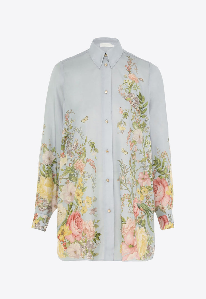 Waverly Floral Silk Shirt