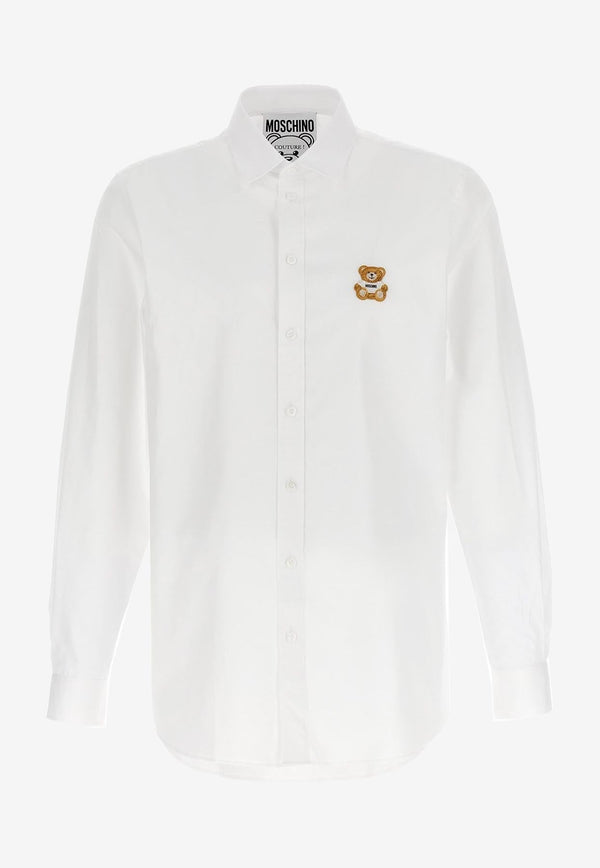 Teddy Logo Long-Sleeved Shirt