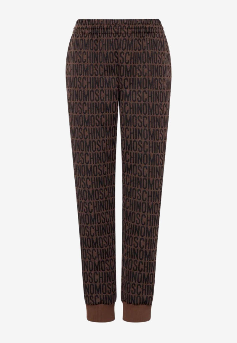 All-Over Jacquard Logo Pants