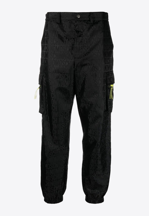 Logo Print Cargo Pants