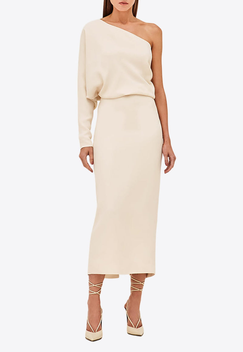 Serenity One-Shoulder Midi Dress