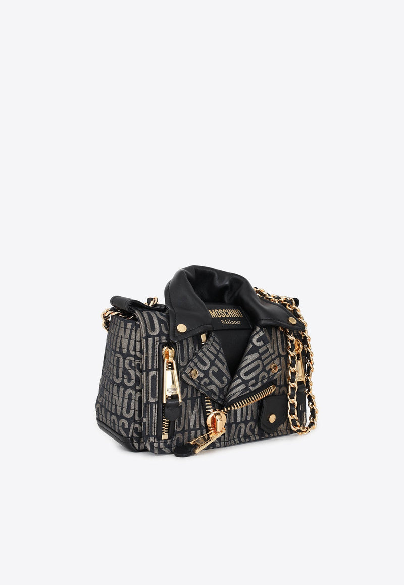 Logo Biker Shoulder Bag