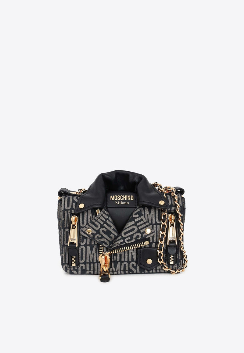 Logo Biker Shoulder Bag