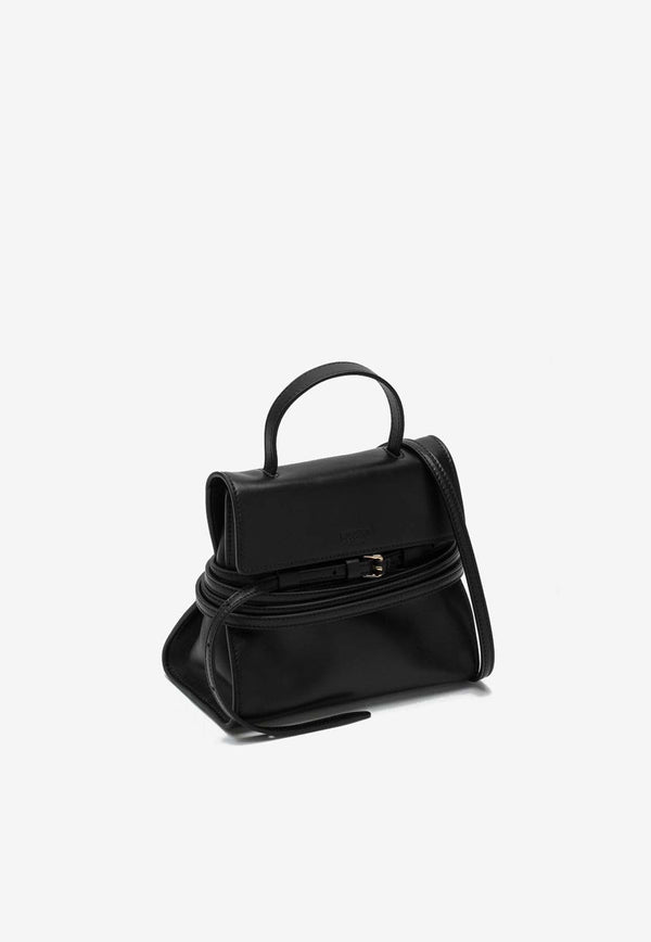 Small Leather Top Handle Bag