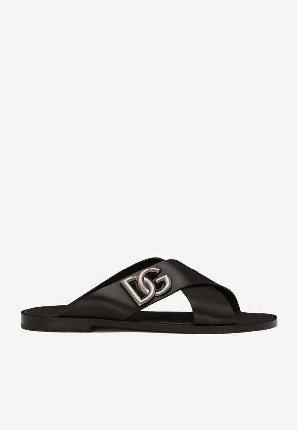 DG Light Calf Leather Sandals