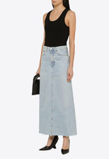 Hilla Denim Maxi Skirt