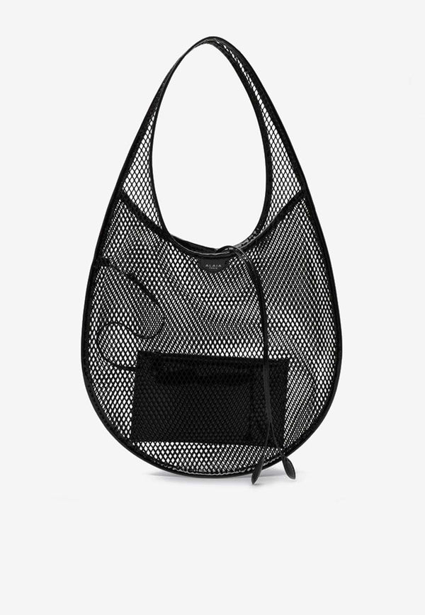 Medium One Piece Mesh Hobo Bag