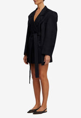 Gennon Belted Mini Blazer Dress