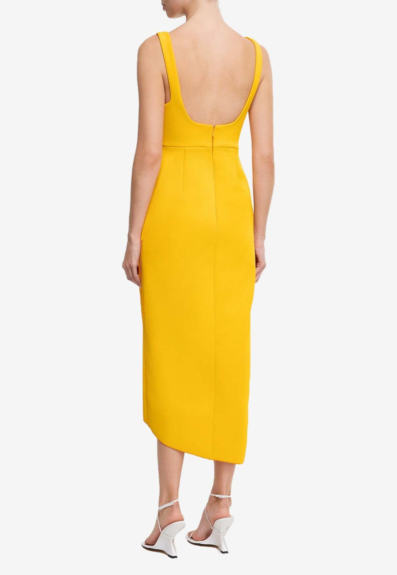 Hewton Draped Midi Dress