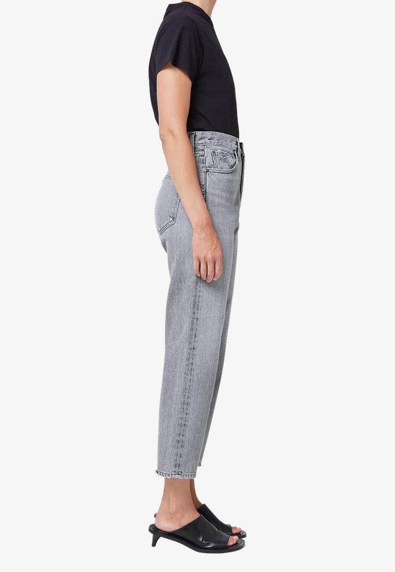 90S Mid-Rise Cropped Jeans