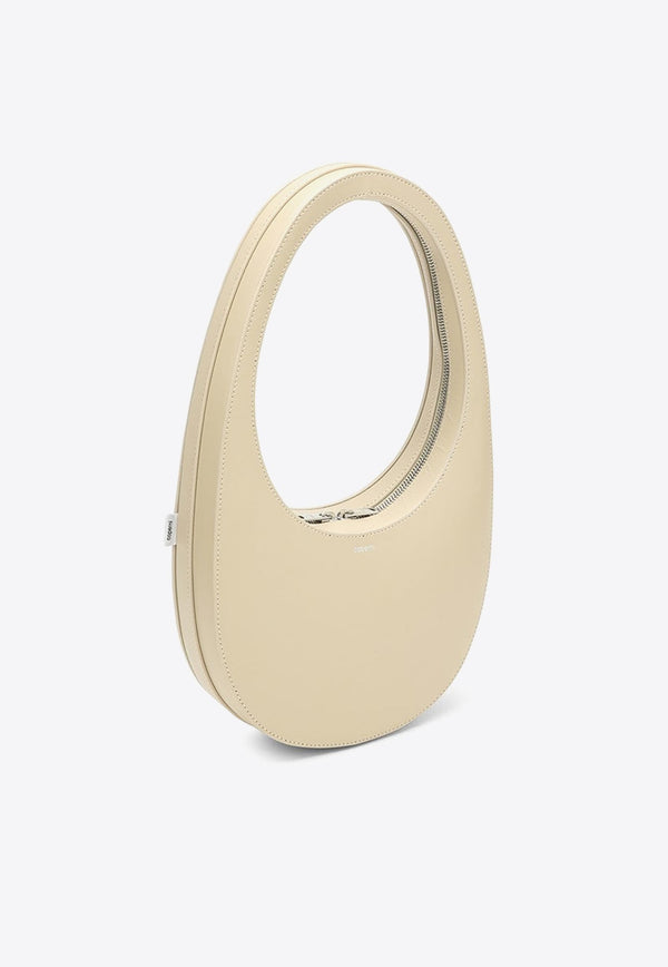Swipe Oval-Shaped Hobo Bag