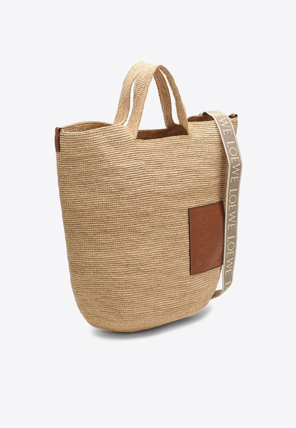 Large Woven Raffia Tote Bag