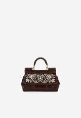 Small Sicily Crystal-Embellished Bag