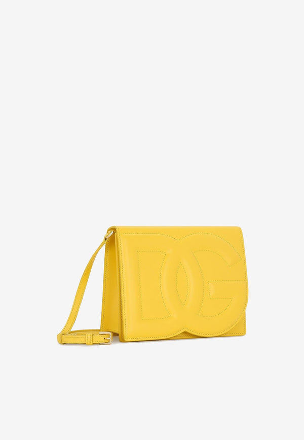 DG Logo Crossbody Bag in Calf Leather