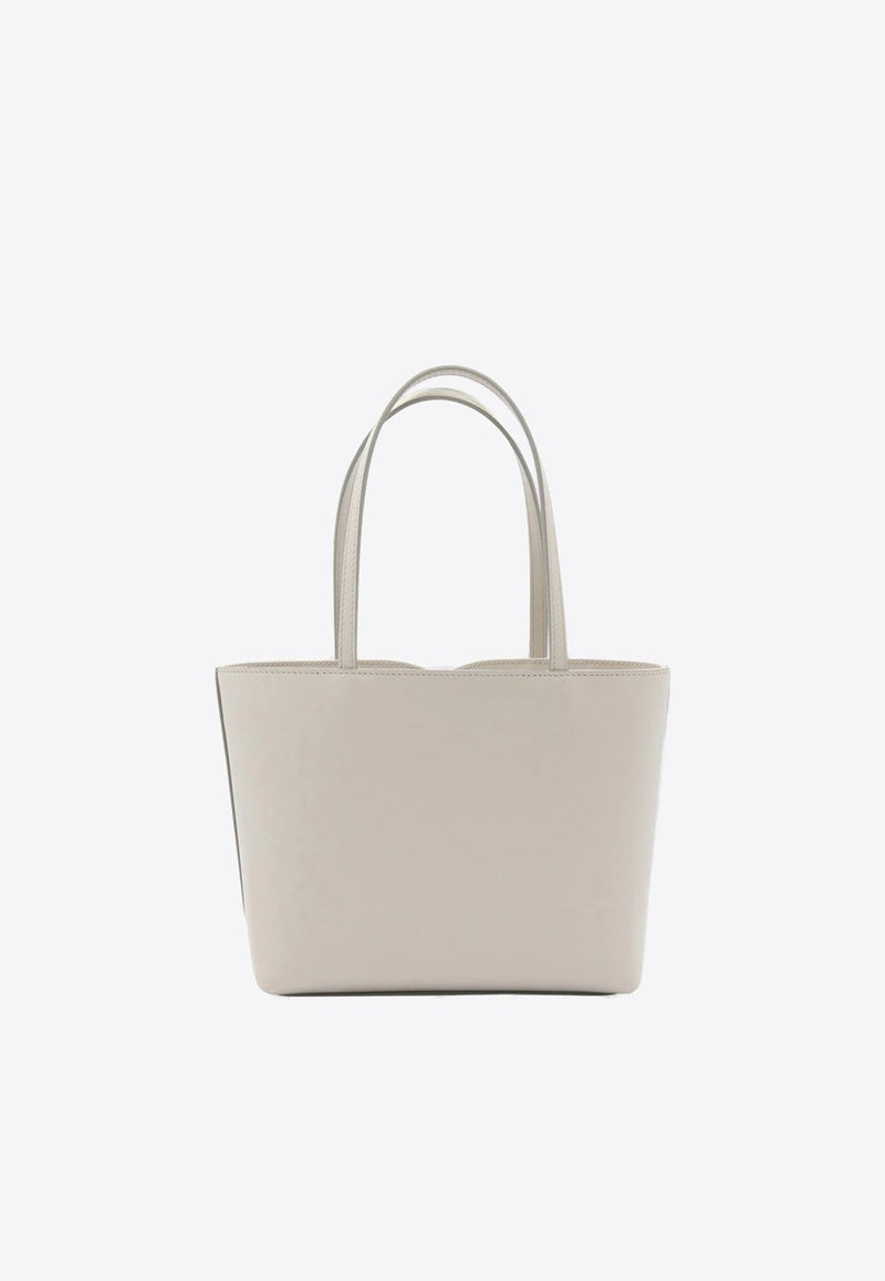 Small DG Logo Tote Bag in Calf Leather