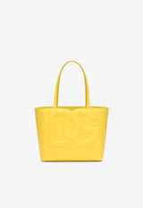 Small DG Logo Tote Bag in Calf Leather