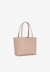 Small DG Logo Tote Bag in Calf Leather