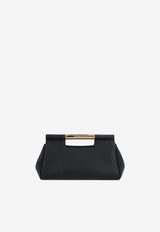 Medium Sicily Leather Clutch Bag