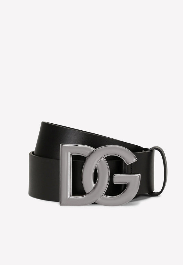 DG Logo Leather Belt