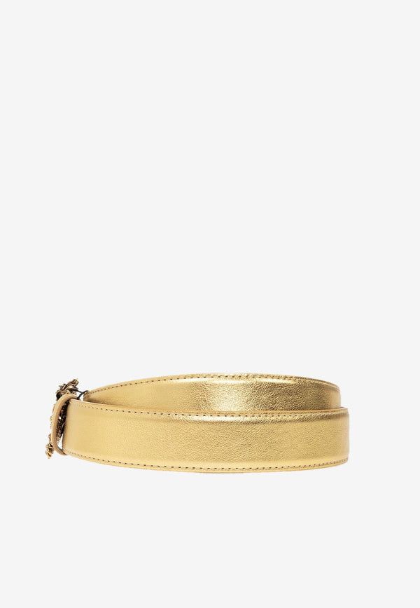 Devotion Metallic Leather Belt