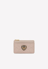 Medium Devotion Cardholder in Quilted Nappa Leather