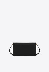 DG Logo Calf Leather Clutch